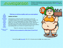 Tablet Screenshot of animexpansion.com